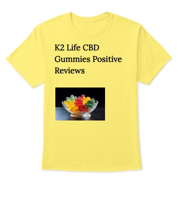 K2 Life CBD Gummies Positive Reviews - Front