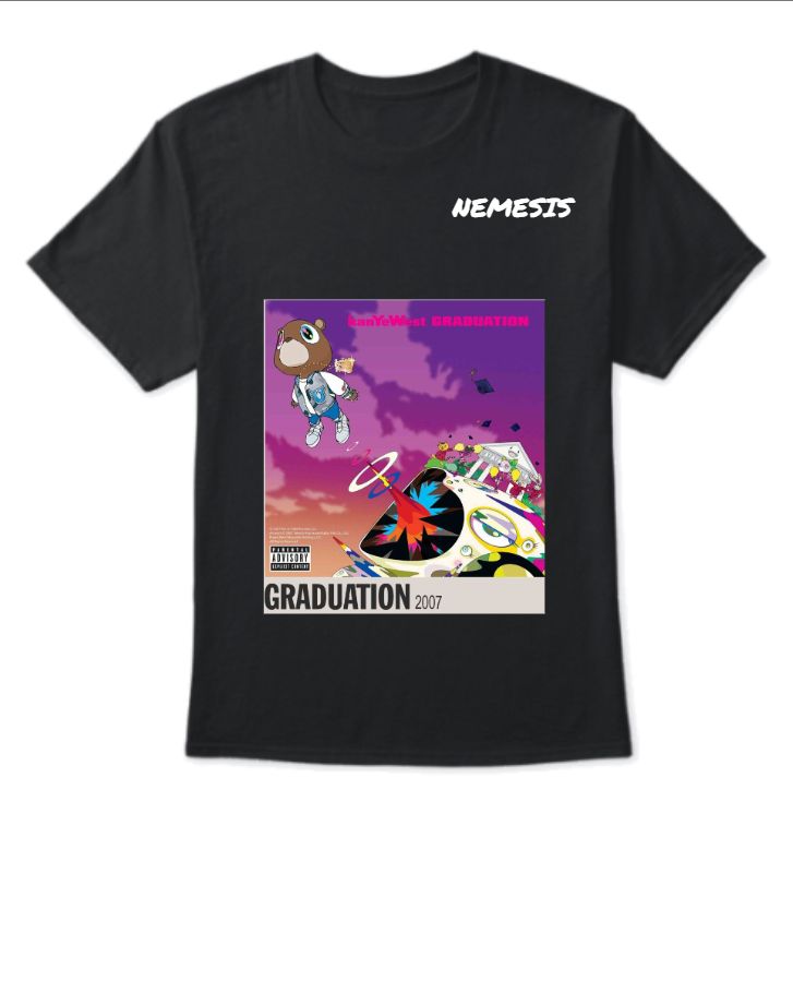 KANYE-WEST_GRADUATION-ALBUM_t-Shirt - Front