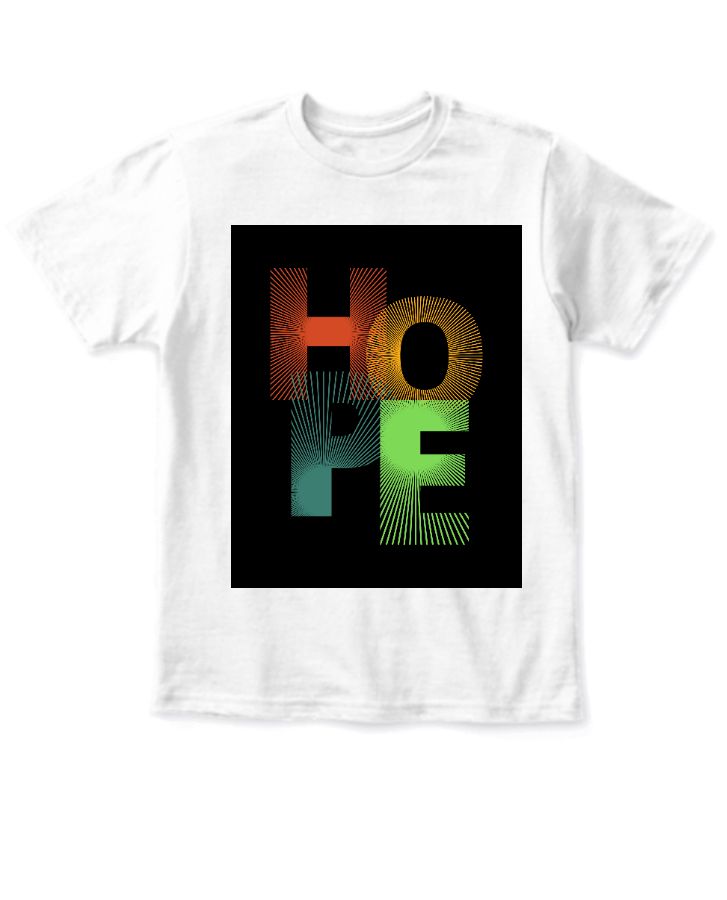 KIDS Colorful Modern Typography T-shirt - Front