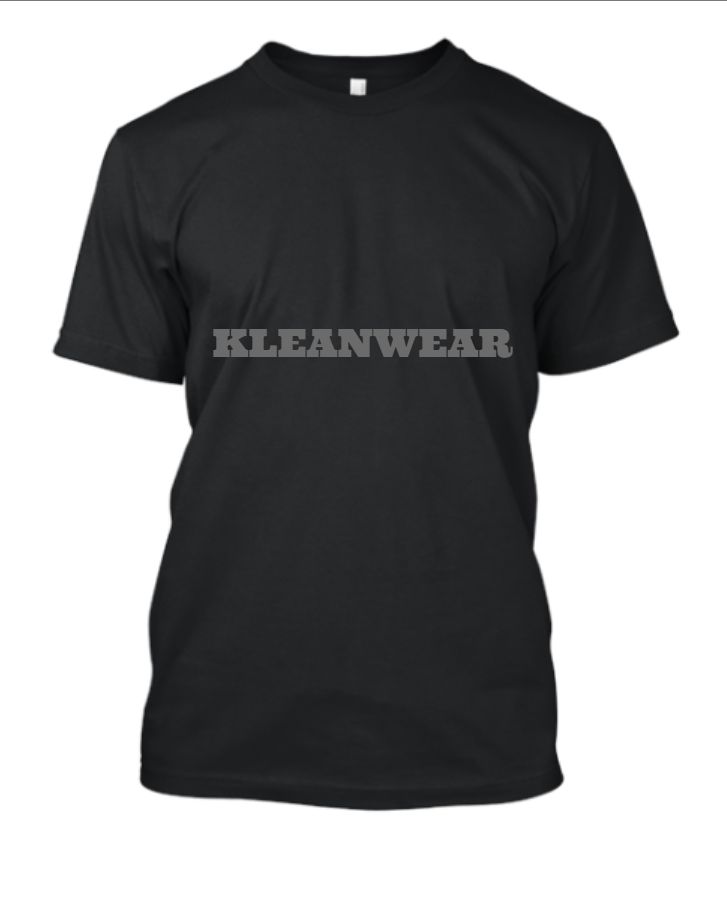 KLEANBEAR: t-shirts black colour  - Front