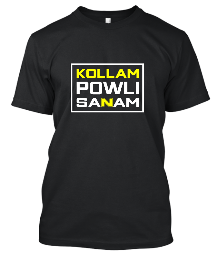 KOLLAM POWLI SANAM T SHIRT - Front