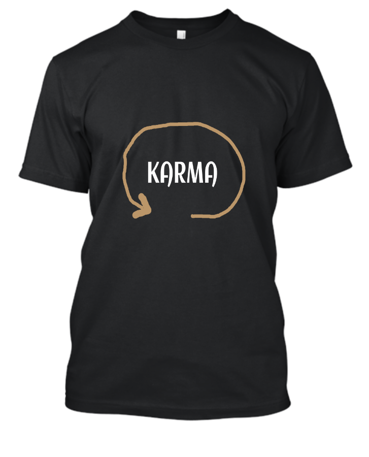 Karma T-shirt For Men By Alair - Front