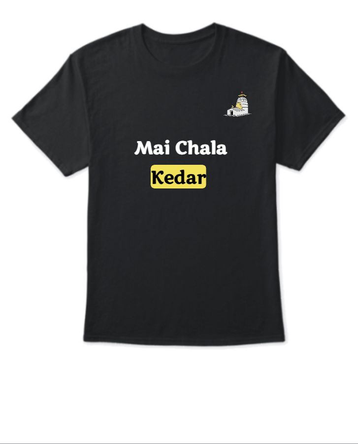 Kedarnath Slogan T-shirt - Front