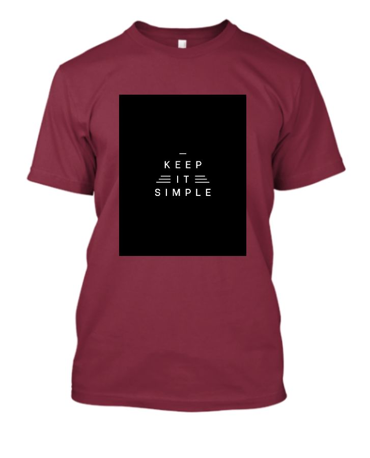 Keep It Simple Tshirt - Front