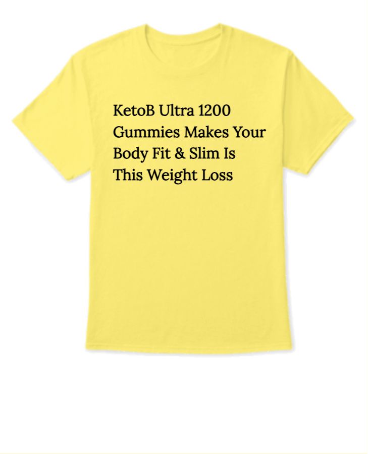 KetoB Ultra 1200 Gummies : Does It Work for Weight Loss? - Front