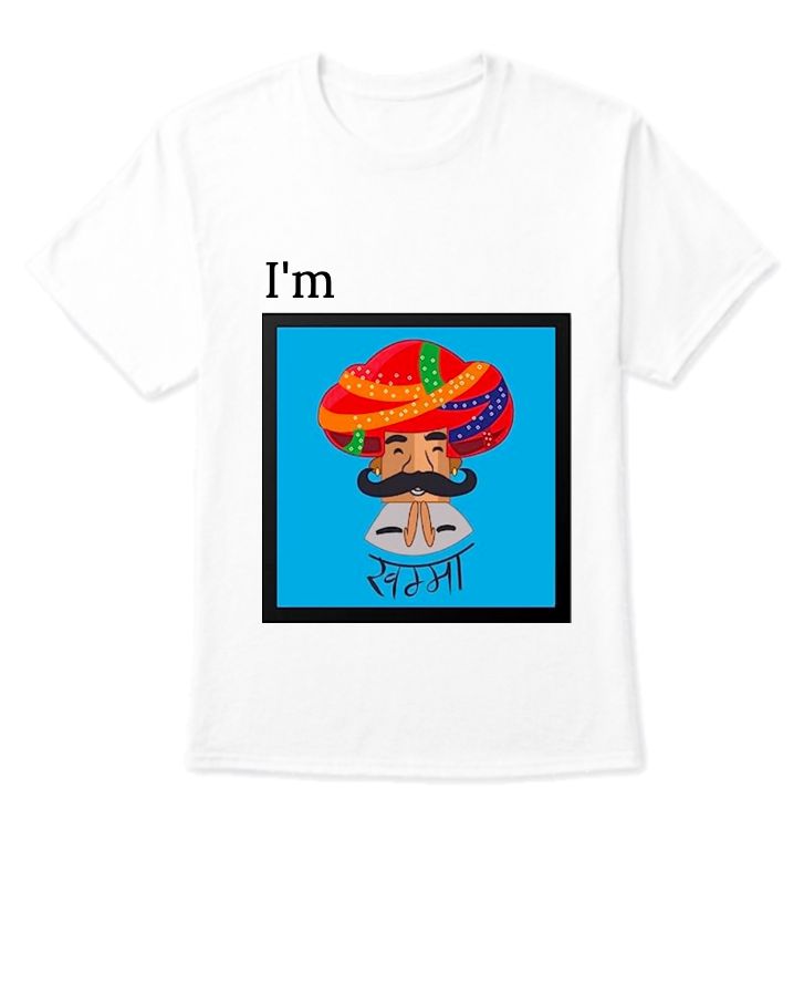 Khamma Ghani Rajasthani Tshirt - Front