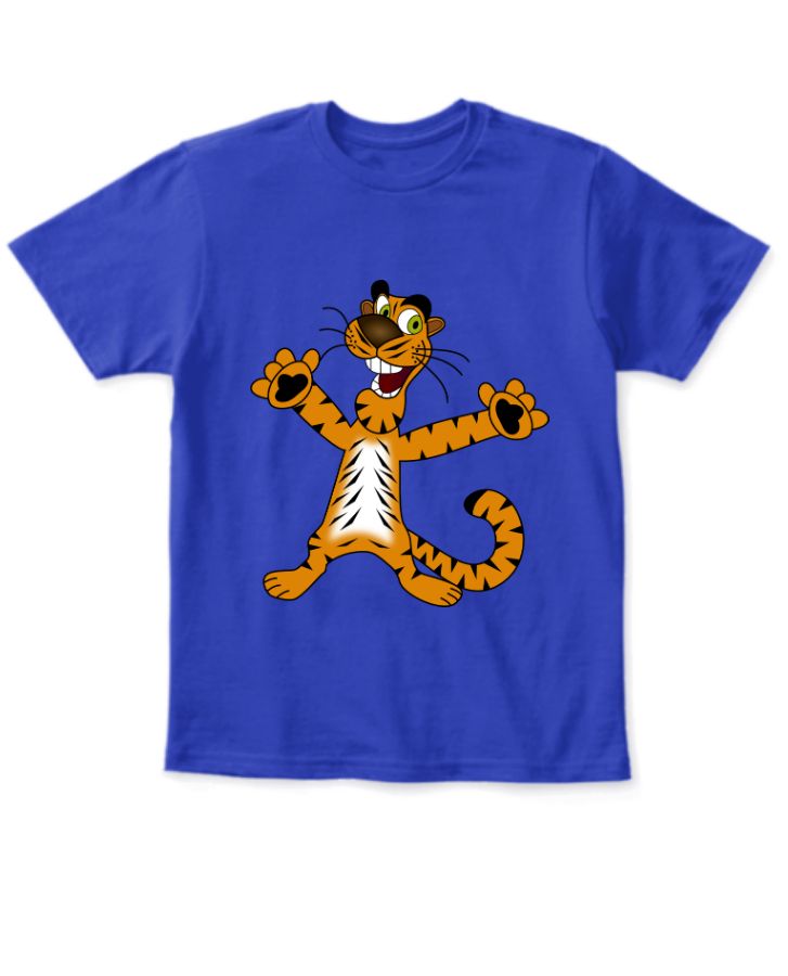 Kids T-shirt Tiger Design - Front