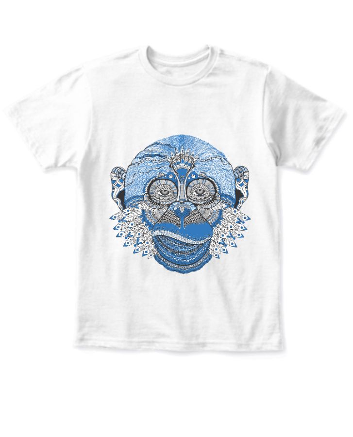 Kids t-shirt | Artwork | Monkey  - Front