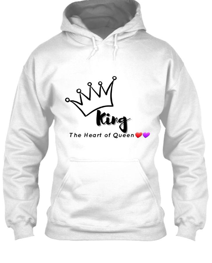 King and Queen Love Hoodie - Front
