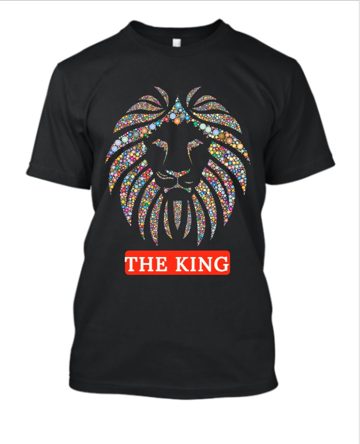 Kings Attitude -THE KING BRANDED TSHIRT - ROYAL KING  - Front