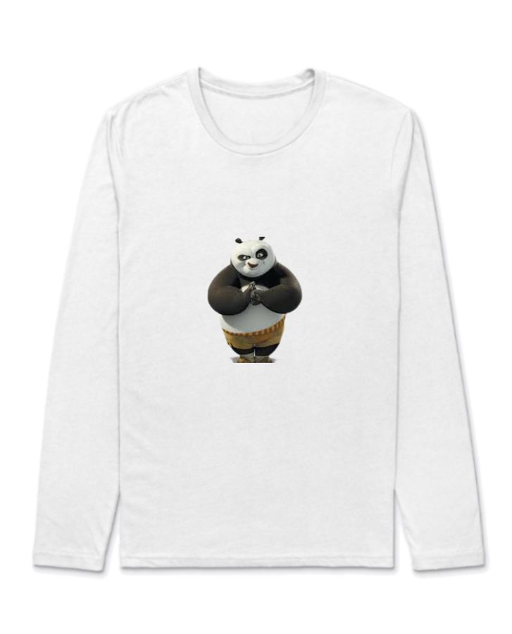 Kung Fu Panda man full sleeves tshirt - Front