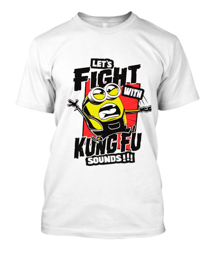 Kung Fu Sounds Battle T-Shirt Design Martial Arts Fight Decor - Front
