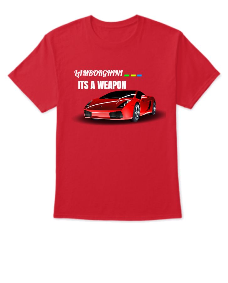 LAMBORGHINI ITS A WEAPON - Front