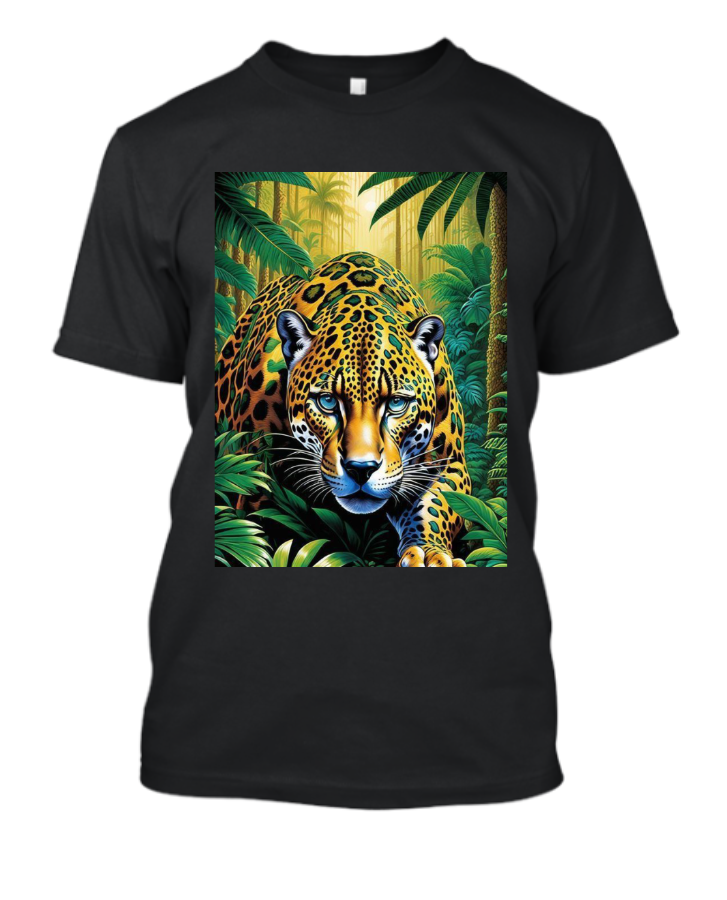 LEOTUDE Cotton Blend Half Sleeve Dragon Printed Oversized T-Shirts for Men's (Color Black) - Front