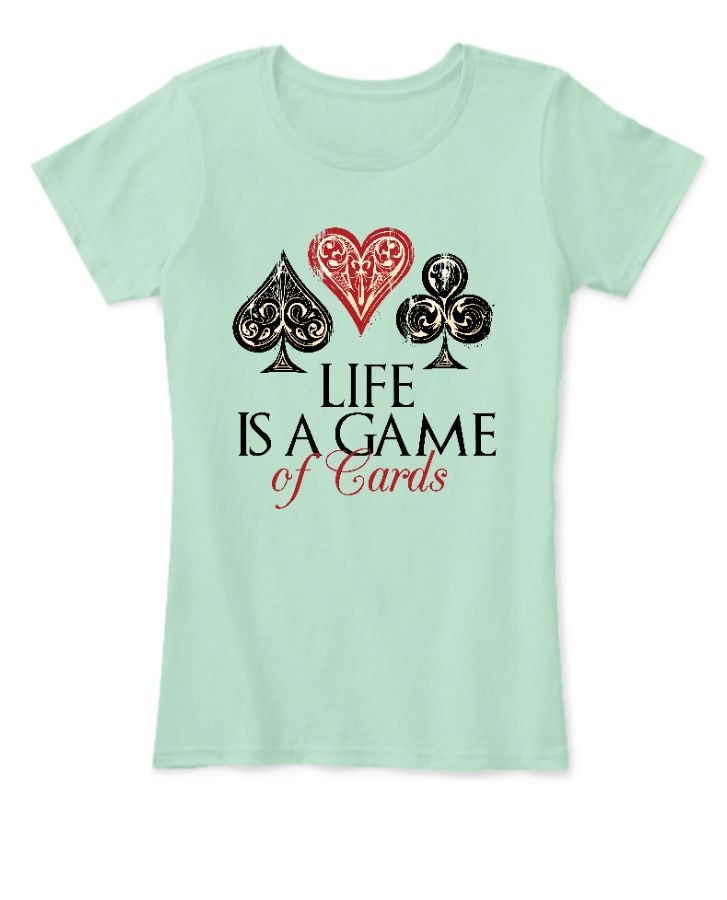 LIFE IS GAME OF CARDS - Front