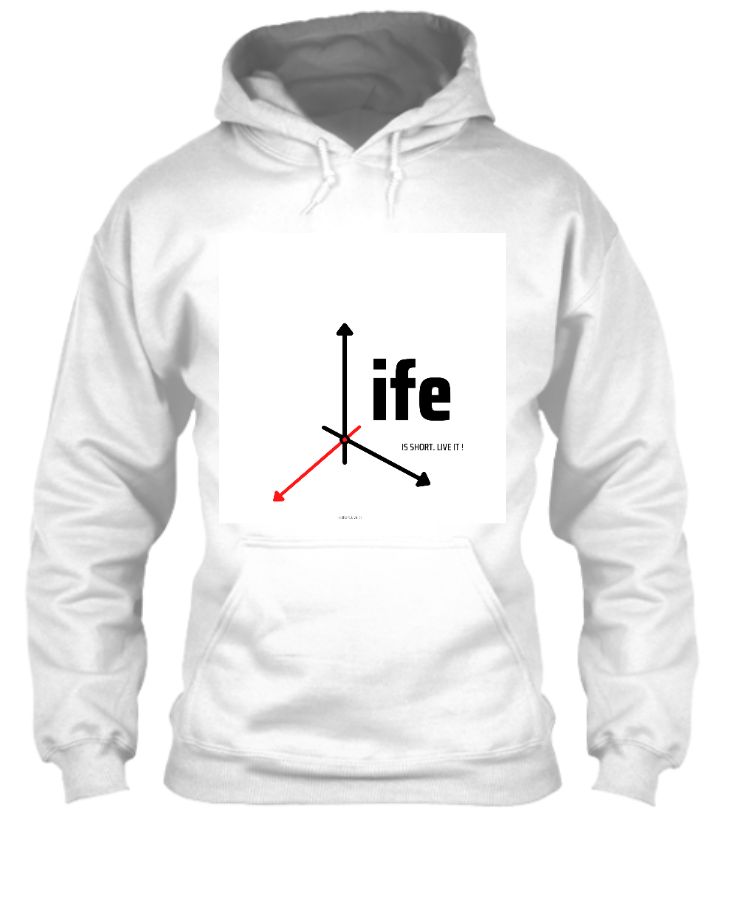 LIFE SHORT HOODIE - Front