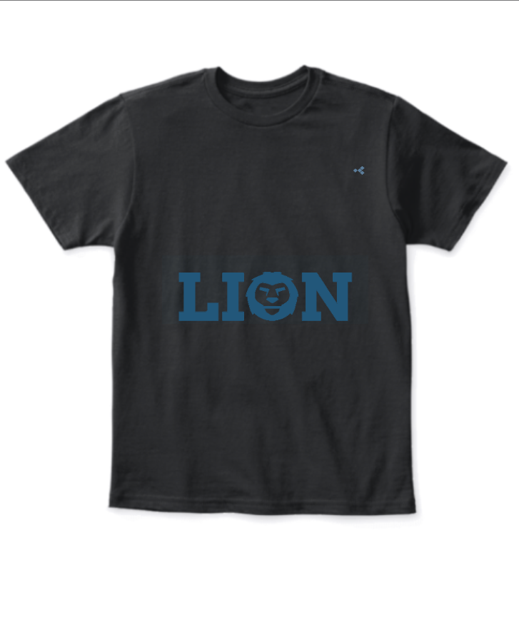 LION | Kid's Half Sleeve T-Shirt - Front