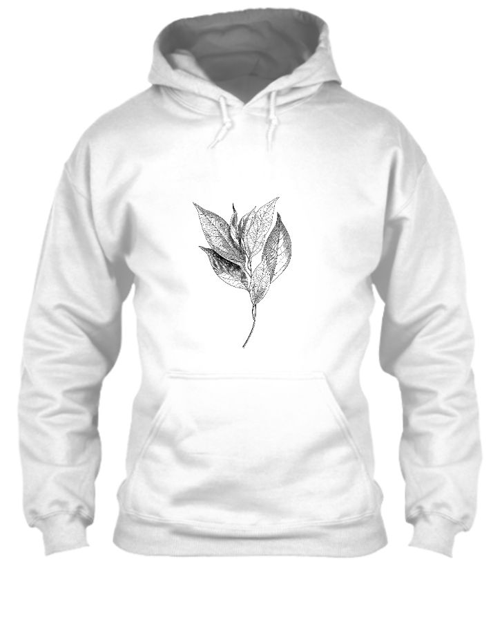 Leaf Printed hoodie - Front