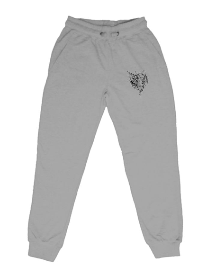 Leaf Printed joggers - Front