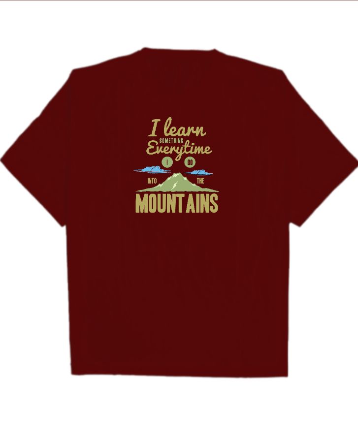 Learn From The Mountains Tees - Front