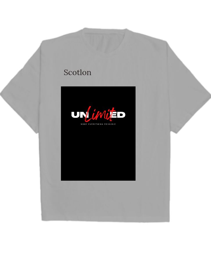 Plain design T-shirt  - Front