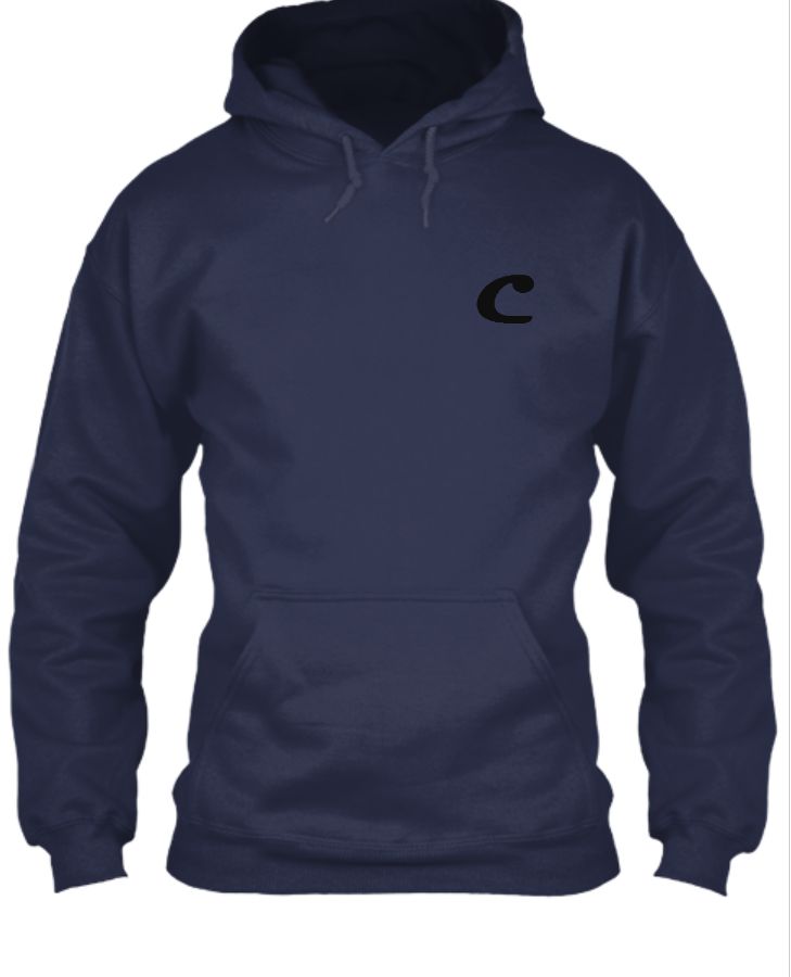 Letter C Hoodie | Wear Your Initial - Front