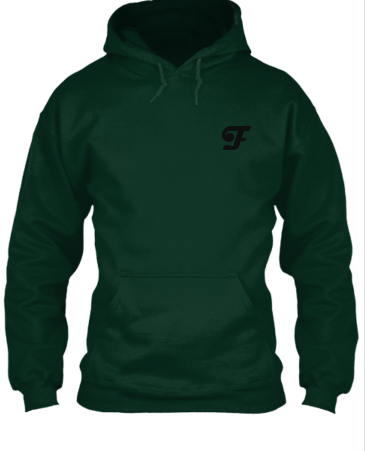 Letter F Hoodie | Wear Your Initial - Front
