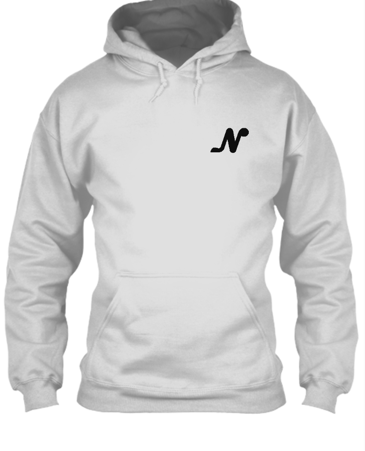 Letter N Hoodie | Wear Your Initial - Front