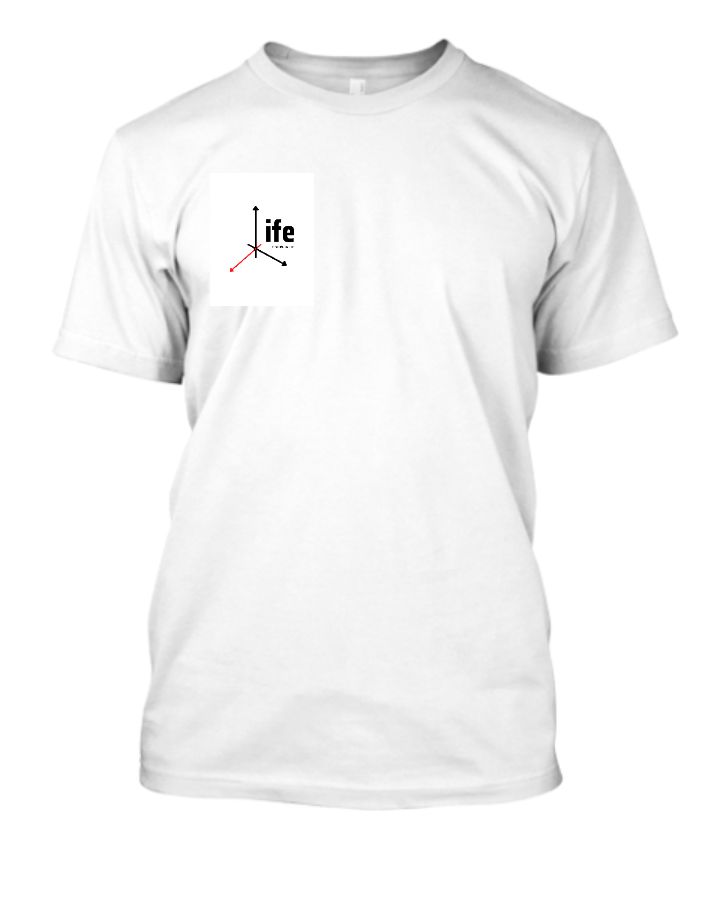 Life Clock Black T-shirt - Front