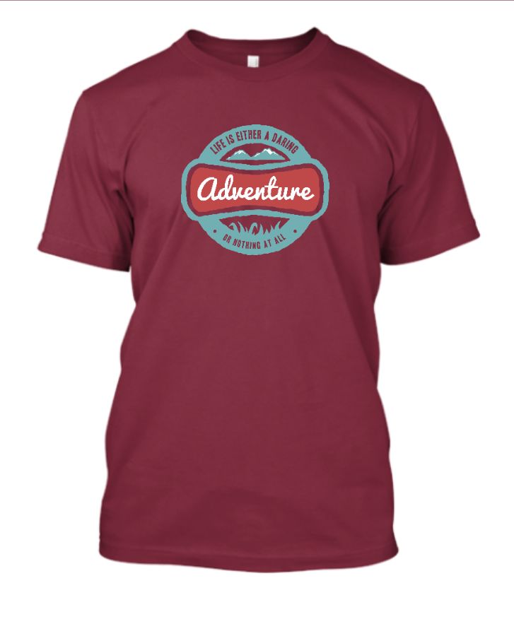 Life Is Adventure T Shirt - Front