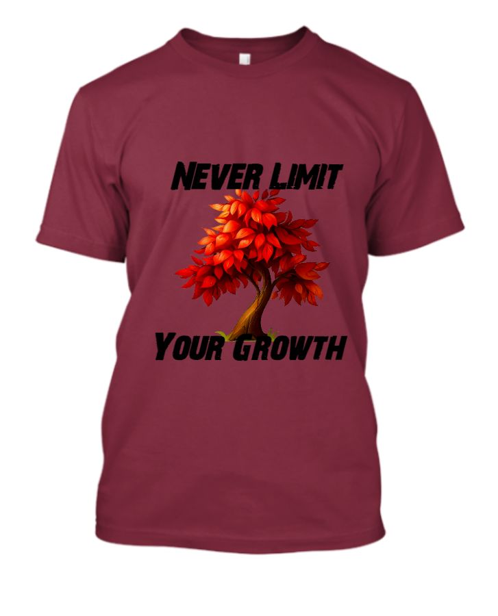 Limited growth half sleeve tshirt - Front