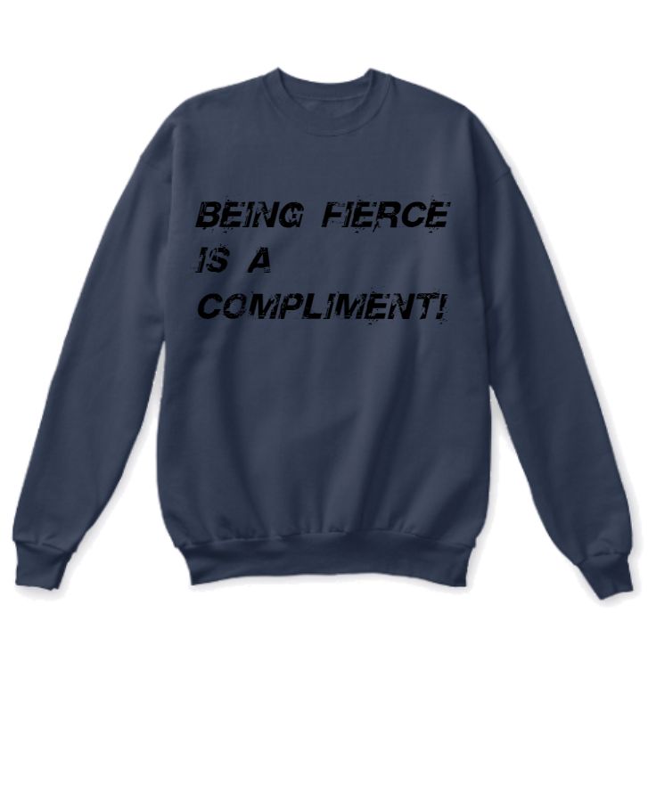 Limited growth sweatshirt fierce quote - Front