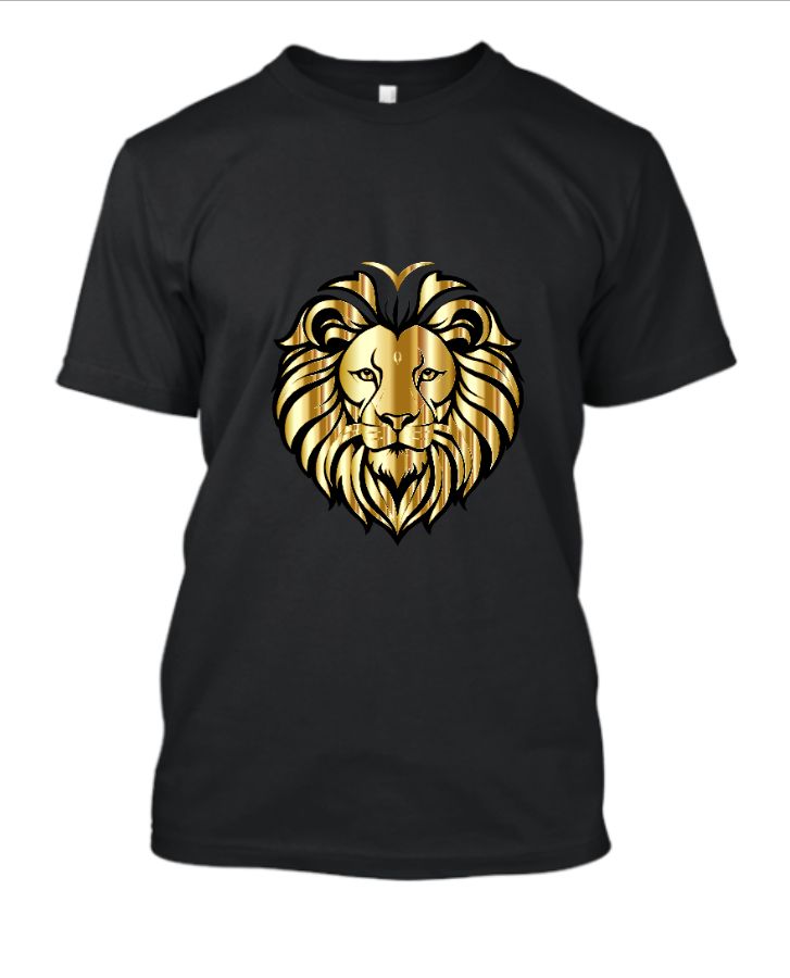 Lion print black T-Shirt