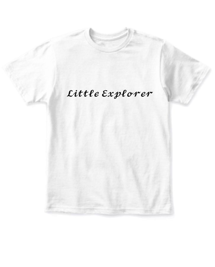 Little Explorer Kid's T-shirt - Front