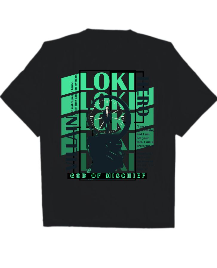 Loki oversize t-shirt by VASTRA - Front