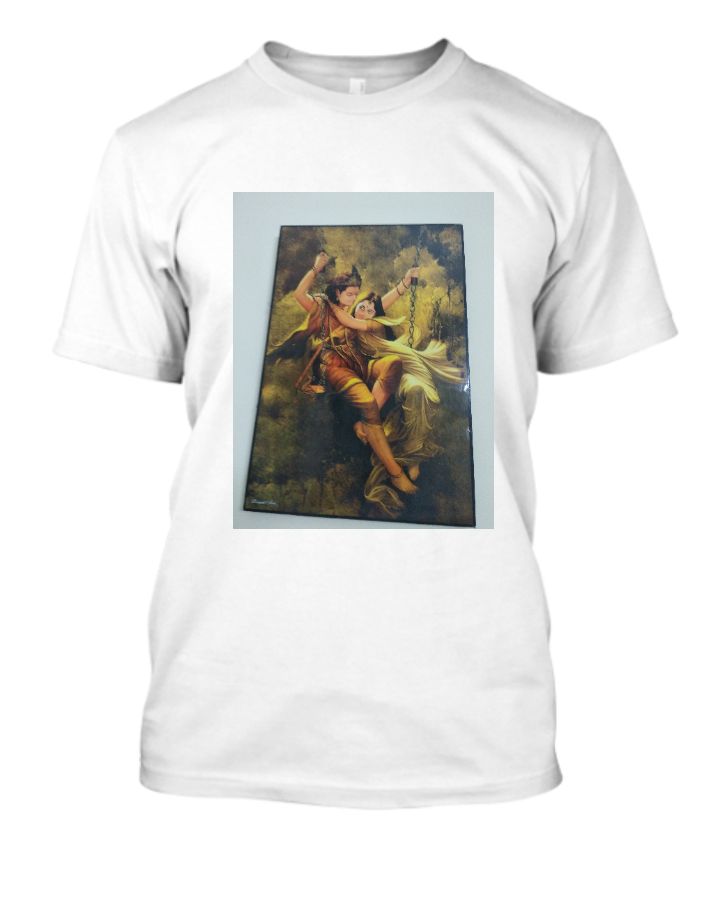 Lord Krishna painted tshirt  - Front