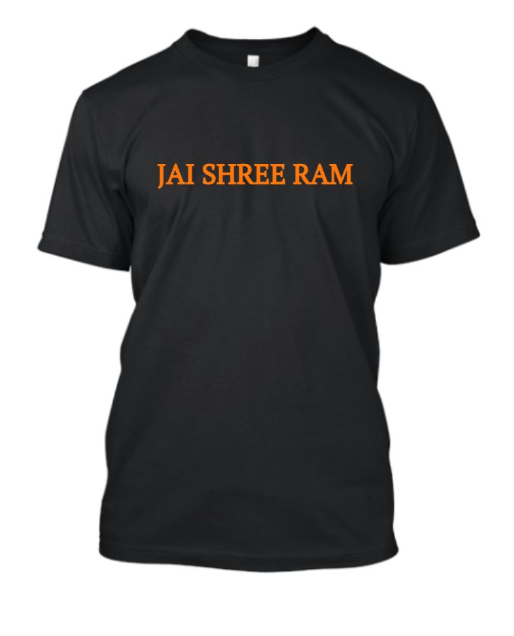 Lord Shree Ram T-shirt Half Sleeve For men's - Front
