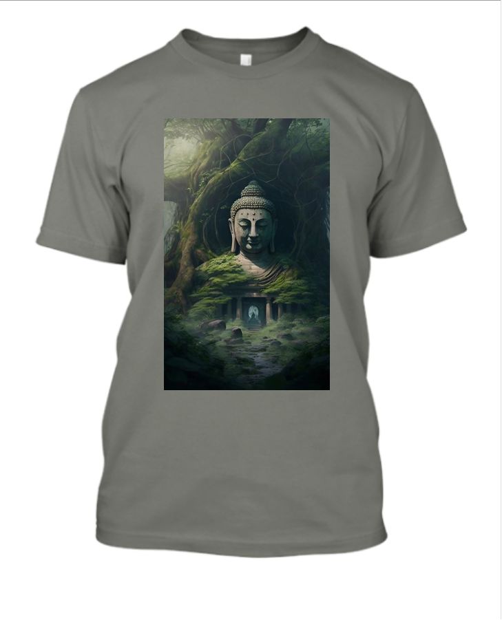 Lord budha half sleeve tshirt  - Front