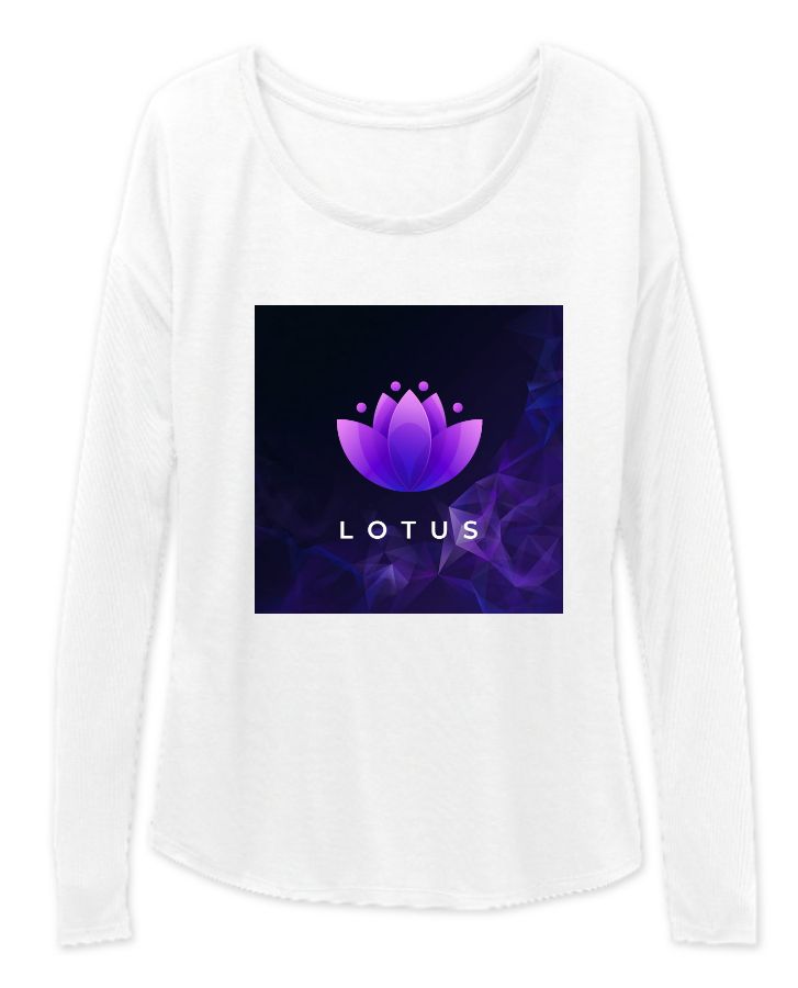 Lotus Design Full Sleeve T-shirt for women - Front