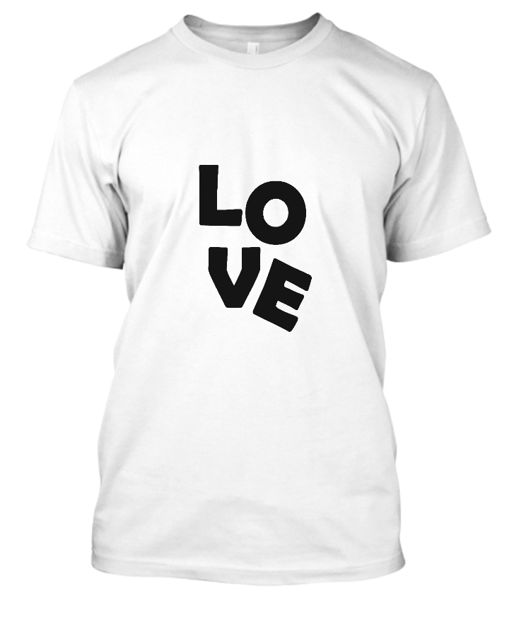 Love Half Sleeve Men T-Shirt - Front