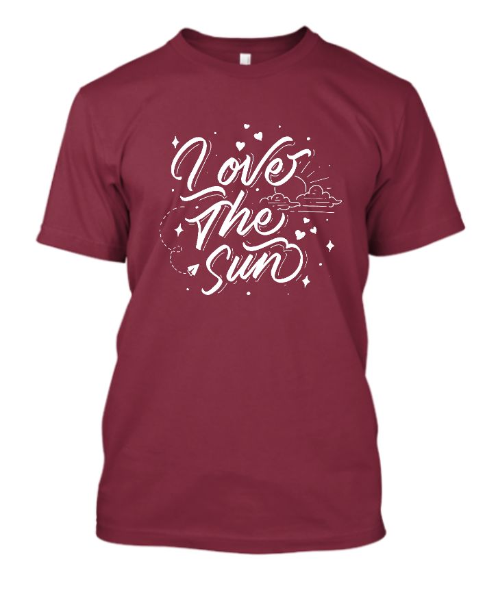 Love The Sun | Half  Sleeve T-shirt - Front