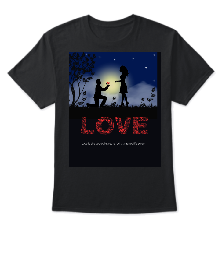 Love day special T-SHIRT - Front