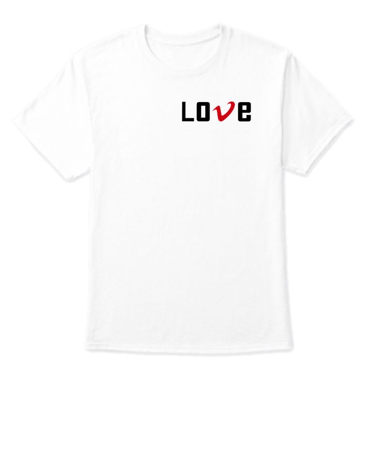 Love letter T-shirt design - Front