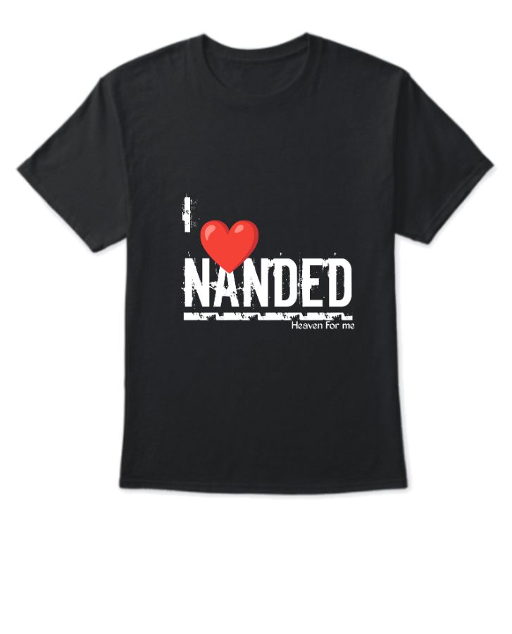 Love nanded|half sleeves t shirt - Front
