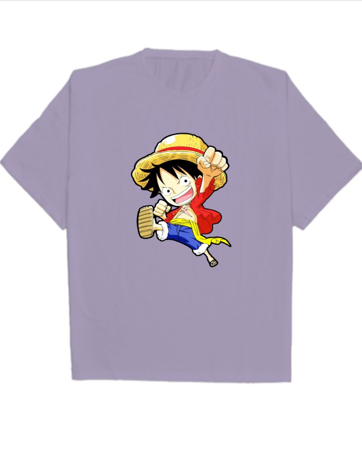 Luffy Chibi Oversized T-Shirt - Front