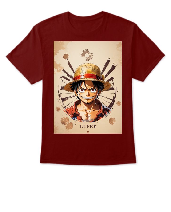 Luffy-Inspired T-Shirt: Wear the Pirate Spirit - Front