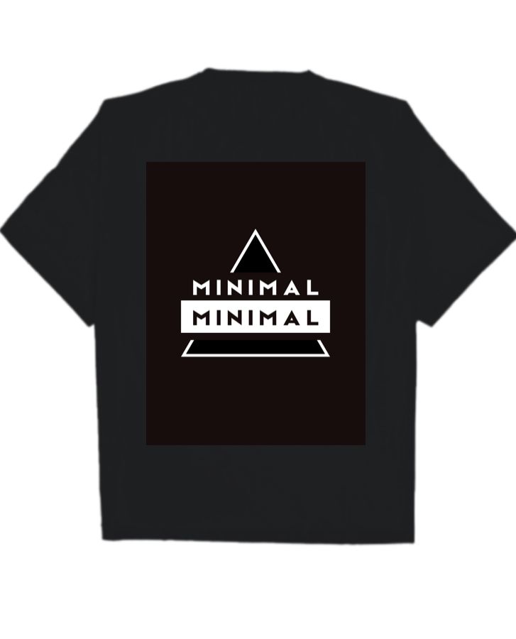 LuxeLooms Minimal Oversized T-shirt - Front