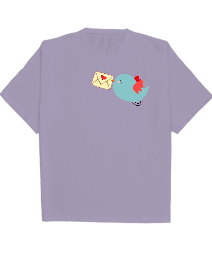 MEN HALF SEELVE ROUND NECK BIRD POCKET T-SHIRT - Front