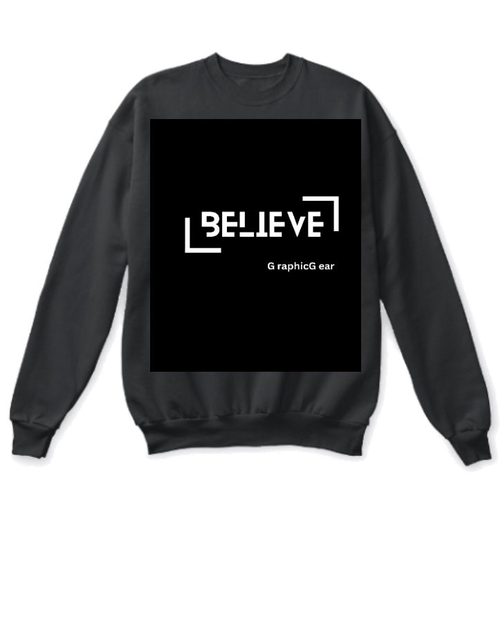 MODERN BOLD BELIVE MOTIVATIONAL QUOTE - Front