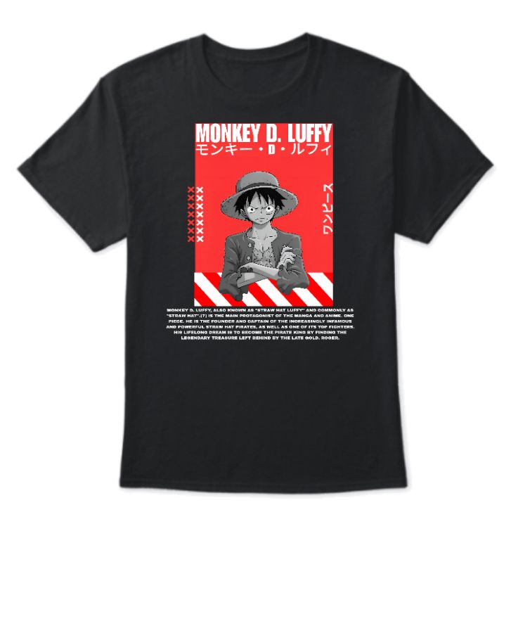 MONKEY D LUFFY TSHIRT - Front